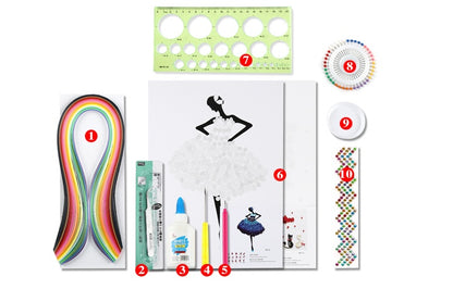 DIY Paper Craft Quill Art Kit 1307774793707