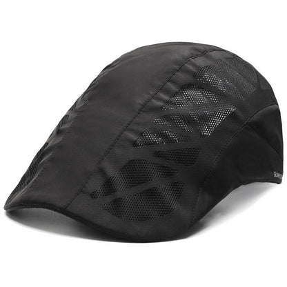 Men Mesh Beret Hat Summer Breathable Quick Dry For Women Newsboy Detective Gorra Boy Chef Restaurant Work Casquette 131092456