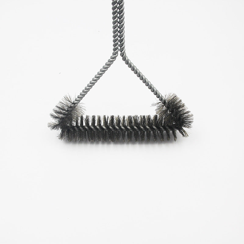 Barbecue Grill BBQ Brush Clean Tool Stainless Steel Wire Bristles Non-stick Cleaning Brushes 1311617488381