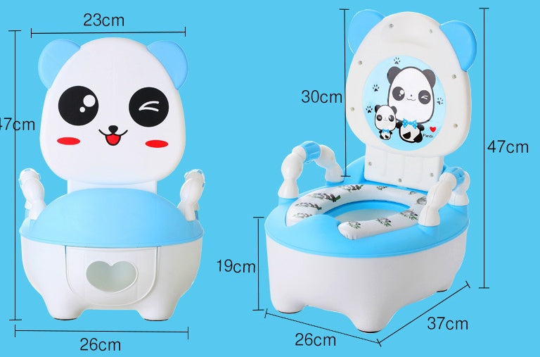 Children's potty baby toilet seat back portable comfort basin 1315216756524