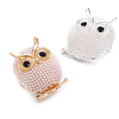 Owl brooch with glasses 1315697730959