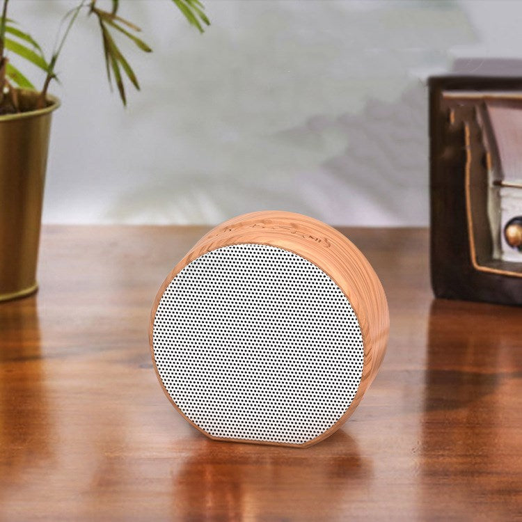 Wood grain bluetooth speaker 131782795257