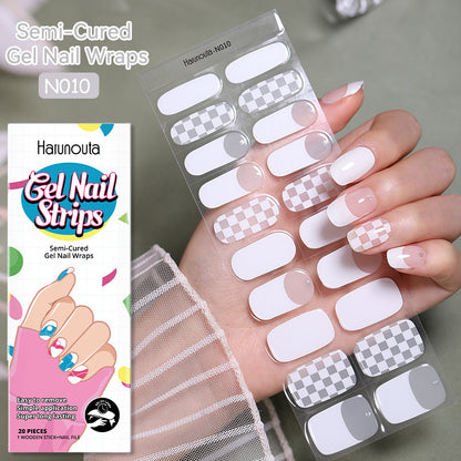 Japanese Style Nail Beauty Gel Stickers Semi-curing French Gel 131cb8e1 84fd 4870 9c6b 175372fda870