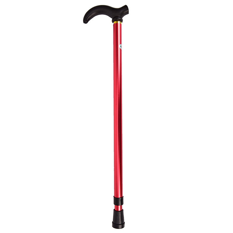 Telescopic Walking Stick Cane Hiking Rubber Tips 6 Grade Alpenstock for Elderly Aluminium Body Climbing Equipment 13215947689