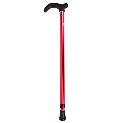 Telescopic Walking Stick Cane Hiking Rubber Tips 6 Grade Alpenstock for Elderly Aluminium Body Climbing Equipment 13215947689