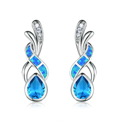 Purple Drop Diamond Earrings 13223532271513