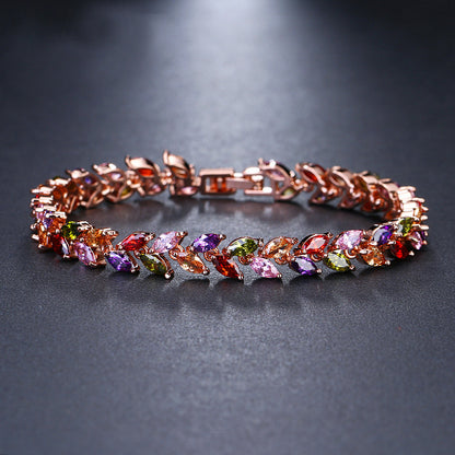 Fashion horse eye zircon bracelet 132283957228