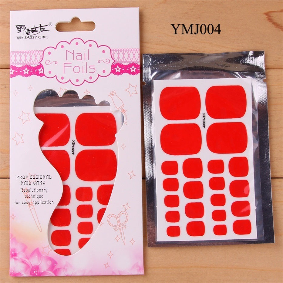 Finished foot nail stickers 1326177494228