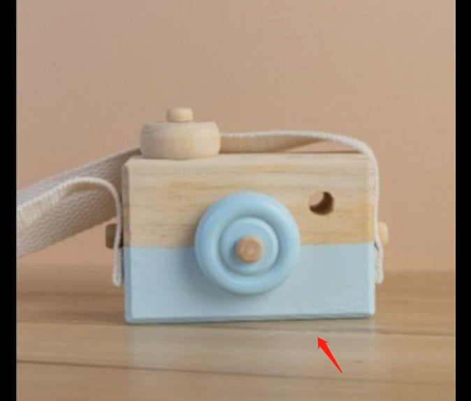 Cute Wooden Camera Toys Baby Kid Hanging Photography Prop Decoration Educational Outdoor Activity Toy Children's Day Happy Gi