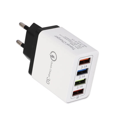 USB Charger Quick Charge 3.0 4 Phone Adapter For Tablet Portable Wall Mobile Charger Fast Charger - 图片 9