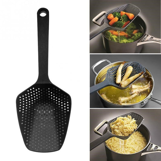 Nylon Strainer Large Scoop Colander Kitchen Appliances Spoon Shovel Soup Spoon Filter Cooking Tools Home Kitchen Accessories 