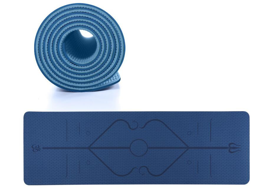 TPE Yoga Mat Non Slip Carpet Environmental Fitness 183*61cm 1331100771873