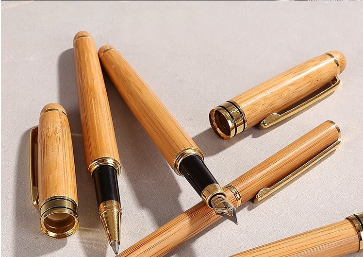 Bamboo Pen Bamboo Pen Pen Ball Pen Lettering Customer Gift Hard Pen Neutral Bamboo Pen - 图片 10
