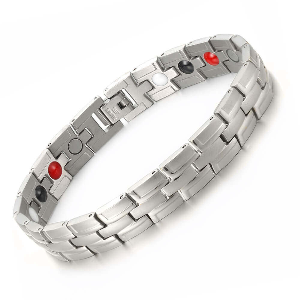 Negative ion magnetic titanium steel bracelet 133262166671