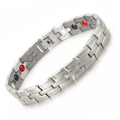 Negative ion magnetic titanium steel bracelet 133262166671