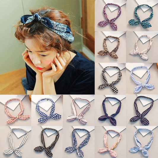 Big bow tie bunny ears headband 1332667043400