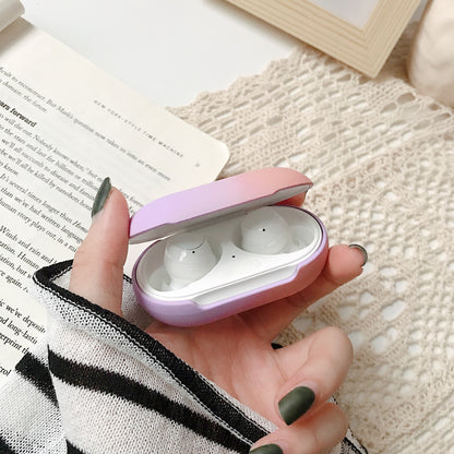 Gradient Rainbow Hard Shell Solid Color Earphone Protective Case - 图片 10