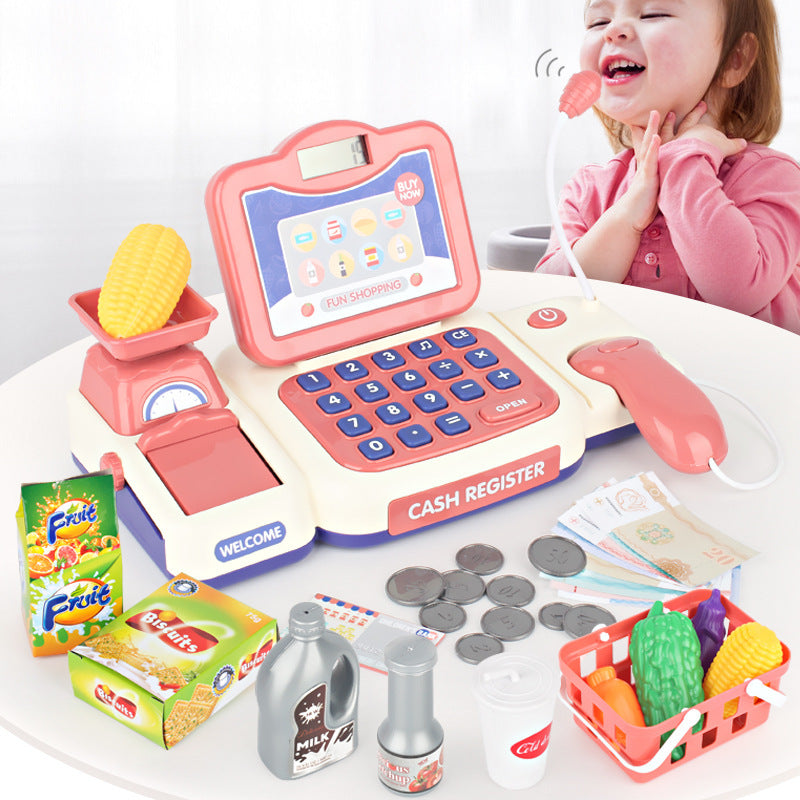 Cartoon supermarket cash register toy 1334822708923