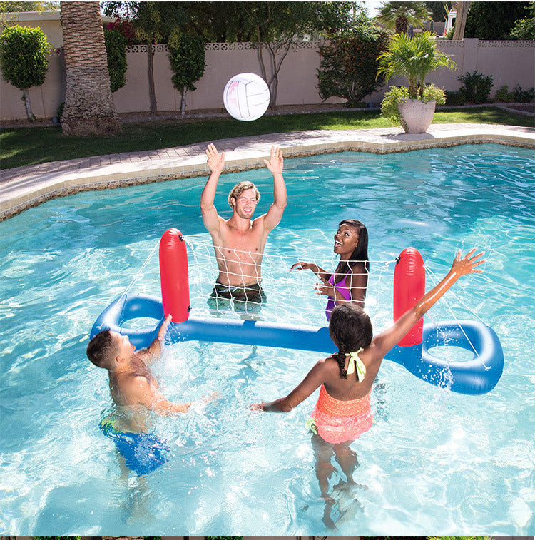 Giant Inflatable Pool Toy Volleyball Football Ball Game Swimming Game Toys Air Mattresses Large Floating Island Boat Toy Part