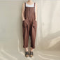 Pants casual pants cotton and linen breathable plus size overalls 1339116283173