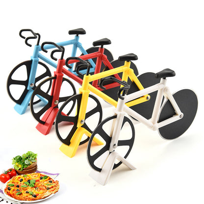 Pizza Cutter Stainless Steel Bicycle Shape Wheel Bike Roller Pizza Chopper Slicer Pizza Cutting Knife Kitchen Tools 134189227