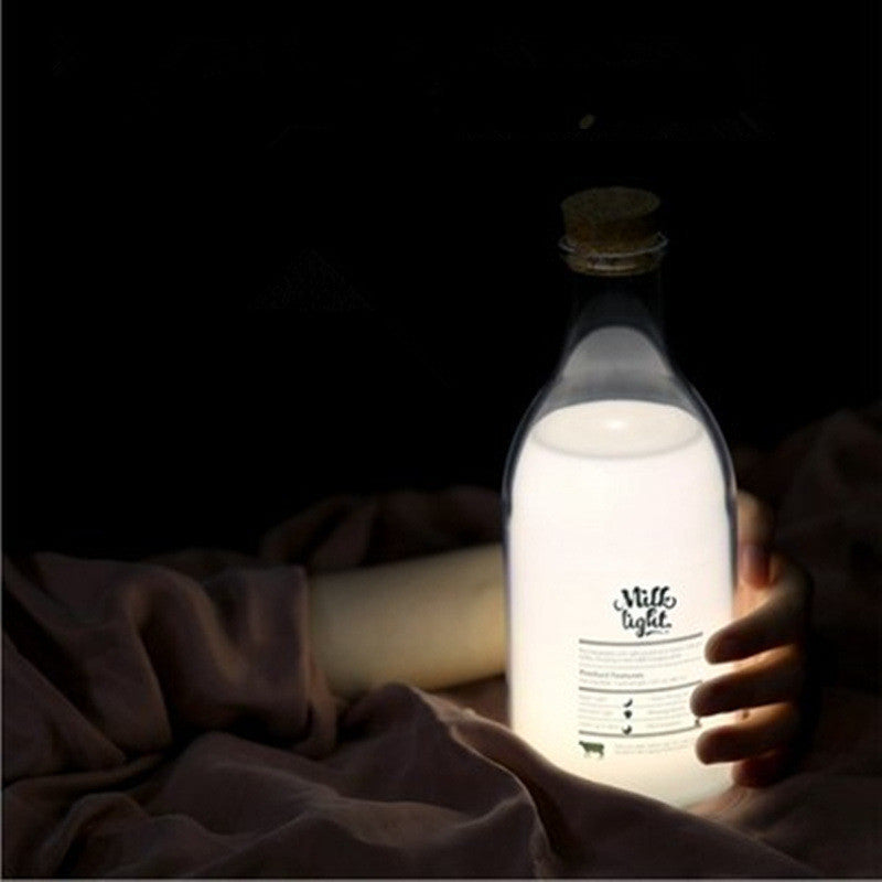 Milk Bottle USB Charing LED Nightlight Lamp Baby Gift 1342687159547