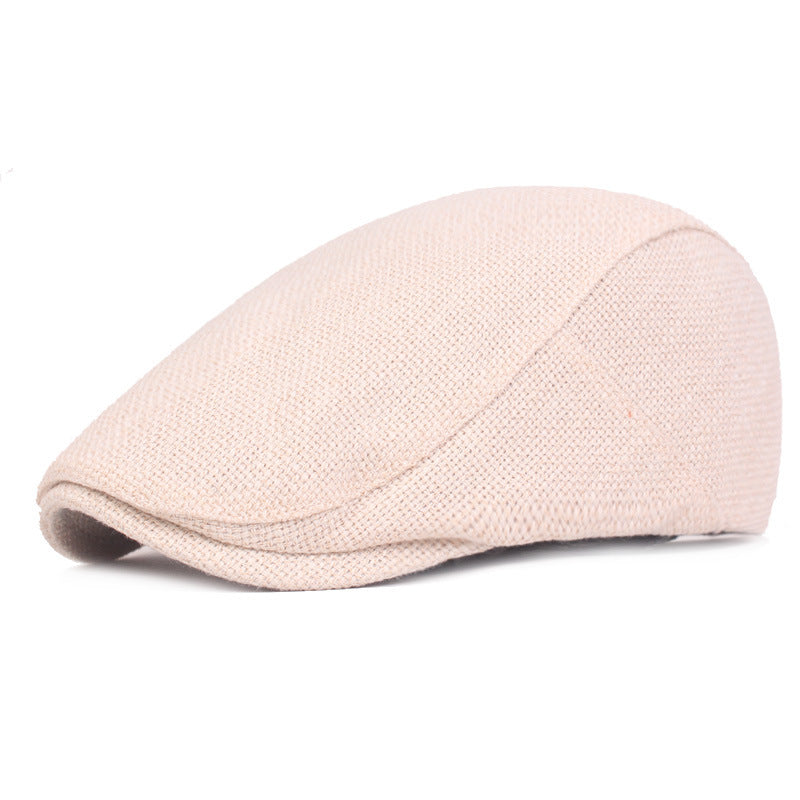 Outdoor Tourism Monochrome Cotton And Linen Berets 1345252299079