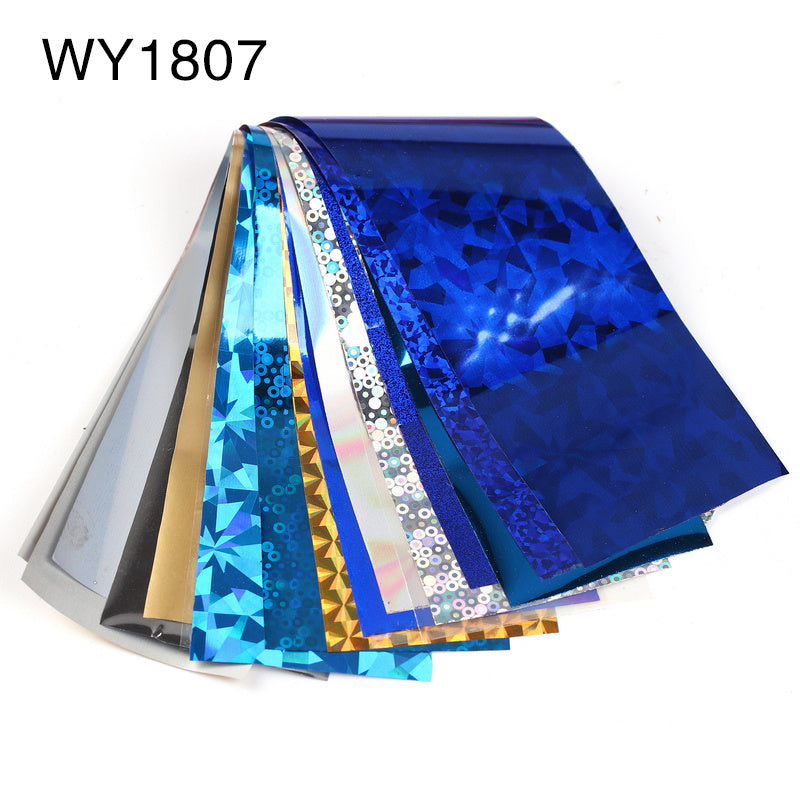 16pcs 20x4cm Mix Nail Art Transfer Foil Sticker - HD Wireless Product #6