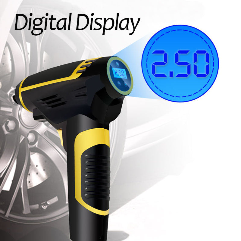 Automatic Portable Handheld Digital LED Smart Car Air Compressor 1350783569681