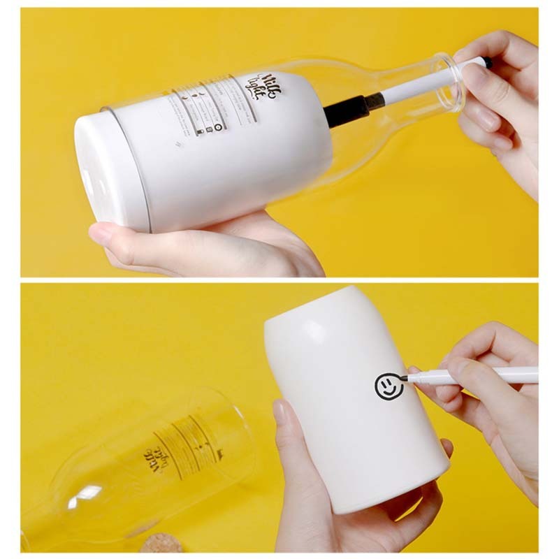 Milk Bottle USB Charing LED Nightlight Lamp Baby Gift 1351815826215