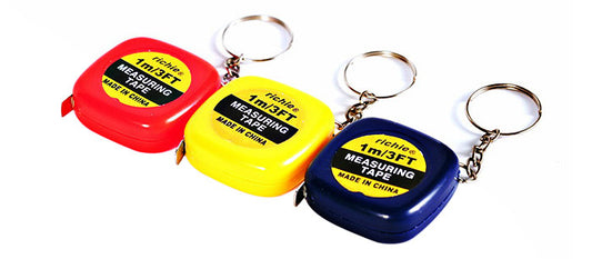 1M Mini Measuring Tape With Key Buckle Portable Random Color Hand Tools With Centimeter And Inch Scale - HD Wireless Product #1