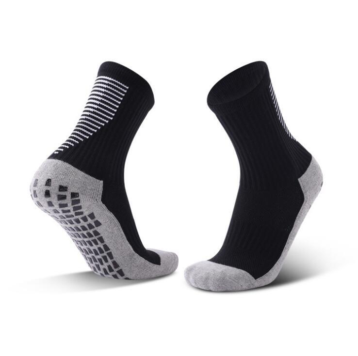 Sports man in striped football socks 1358752031911