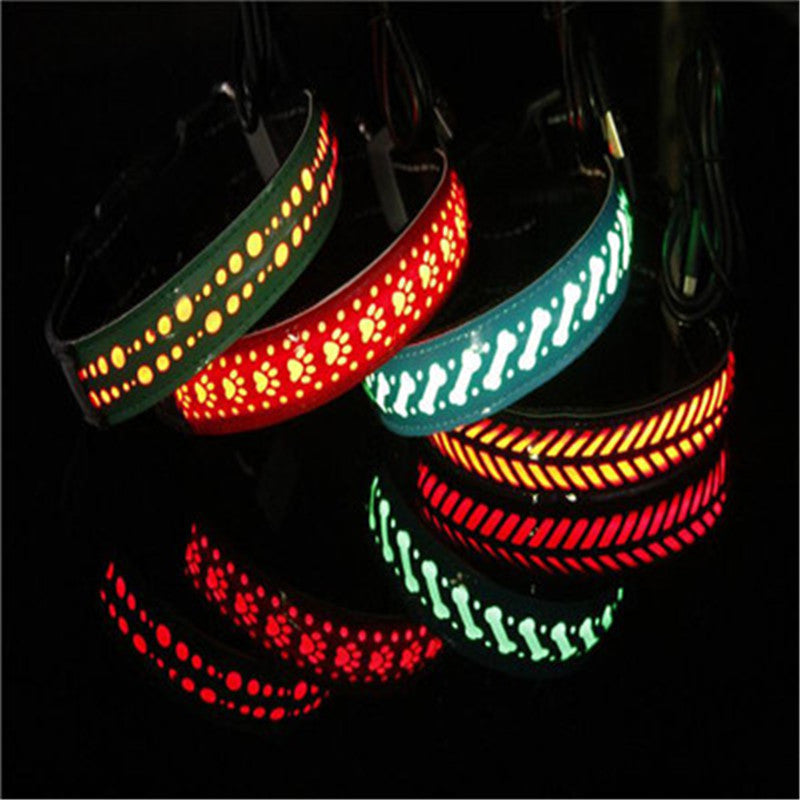 LED light collar pet collar 1359997626371
