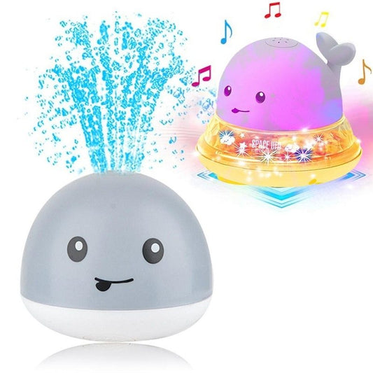 New Baby Bathroom Bath Electric Induction Whale Spray Small Toy 1360124447123