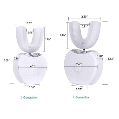 Smart Electric Toothbrush USB Rechargeable U-shaped Tooth 1368988869056