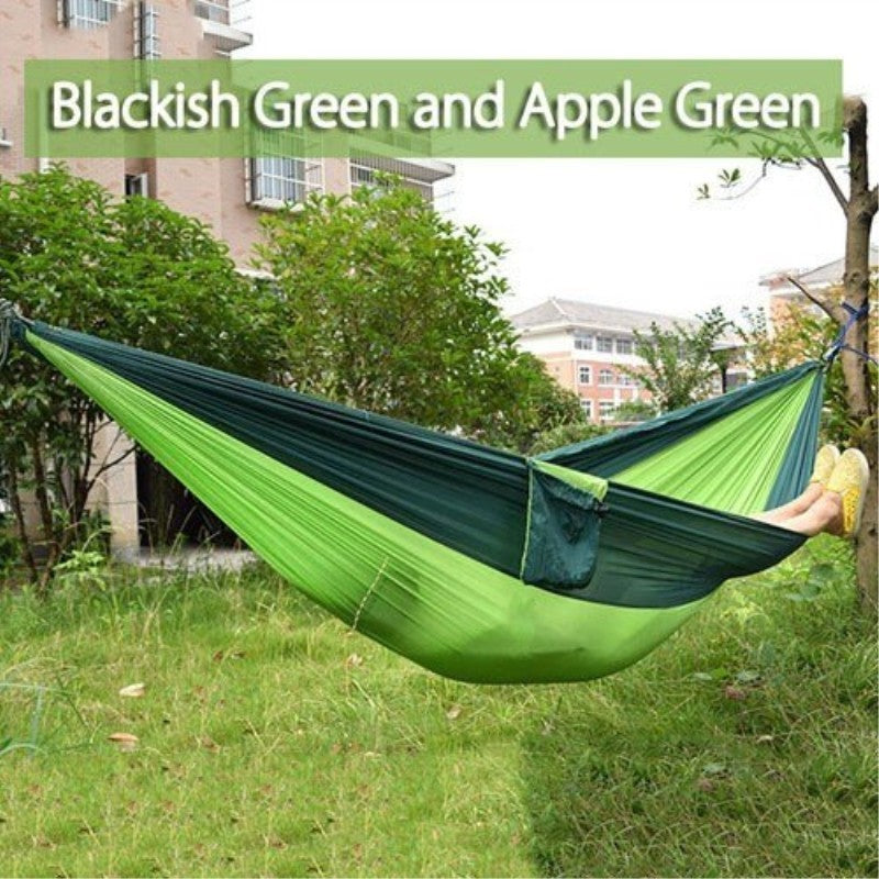 Backpacking Hammock - Portable Nylon Parachute Outdoor Double Hammock 1368989448894