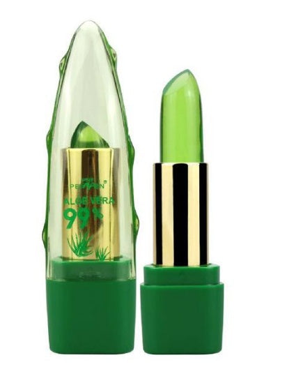 Aloe Vera Gel Color Changing Lipstick Gloss  Moisturizer Anti-drying Desalination Fine-grain Lip Blam Care 1369424148936