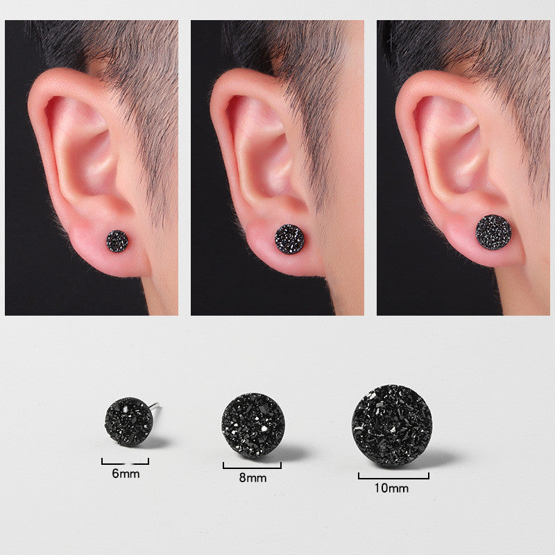 Men's Fashion Simple Temperament Silver Earrings 13734bdc 2c51 4957 a43e 6b6108d31a90