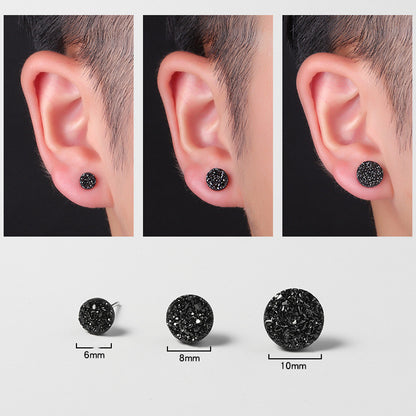 Men's Fashion Simple Temperament Silver Earrings 13734bdc 2c51 4957 a43e 6b6108d31a90