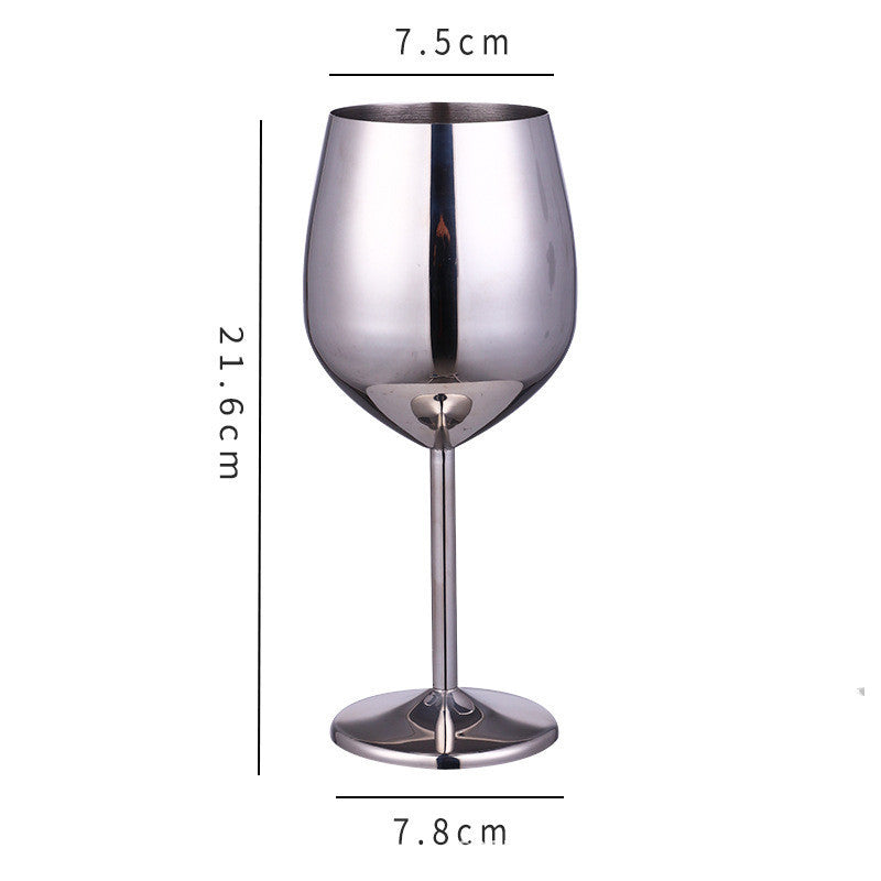 Stainless steel champagne glass and red wine cup 1375372872438