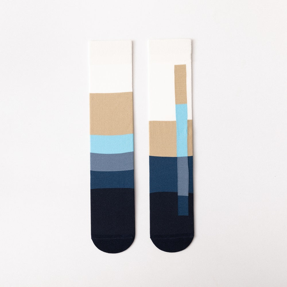 Pile socks AB asymmetric socks 1376416342273