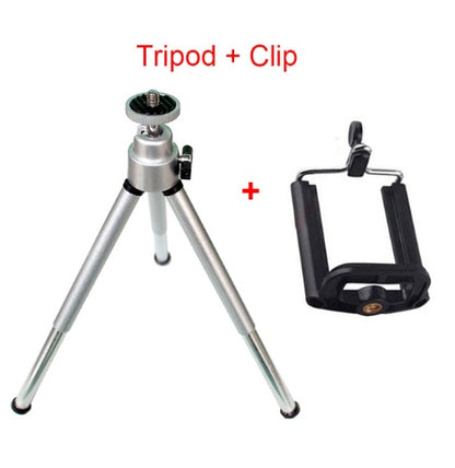 Compatible WithApple, Compatible WithApple , Universal Mini Flexible Tripod Stand ForCanonNikon Digital Cameras Camcorder - 图片 11