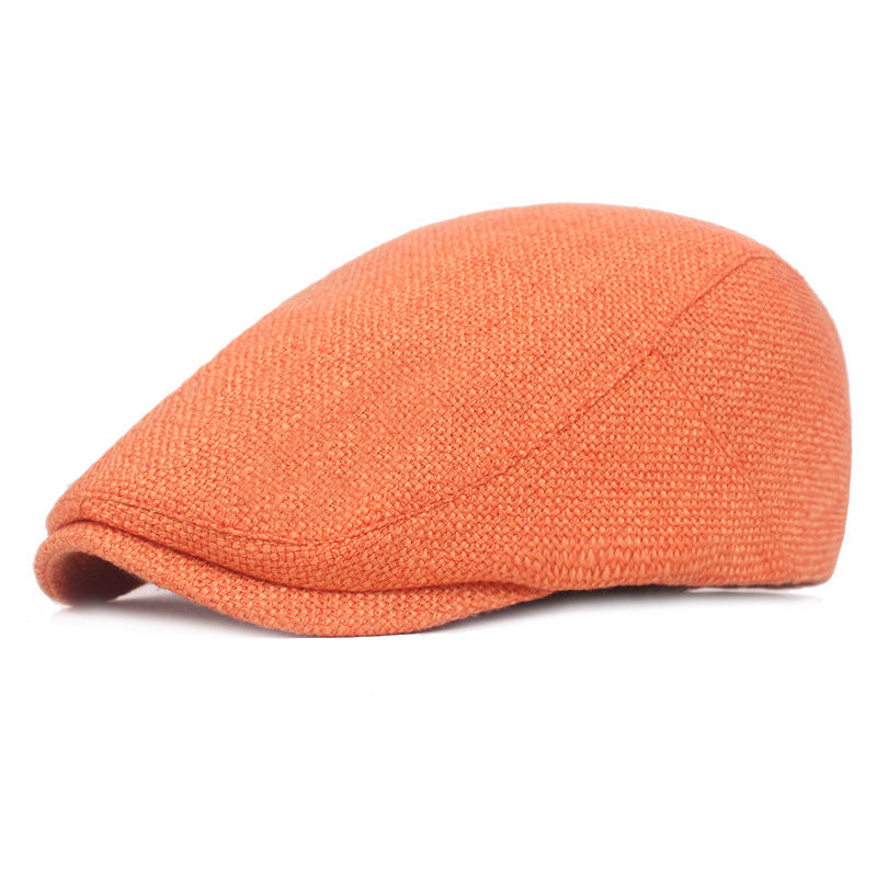 Outdoor Tourism Monochrome Cotton And Linen Berets 138048371359610