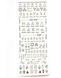 Geometric  DIY Art Nail Polish Stickers 138069208991