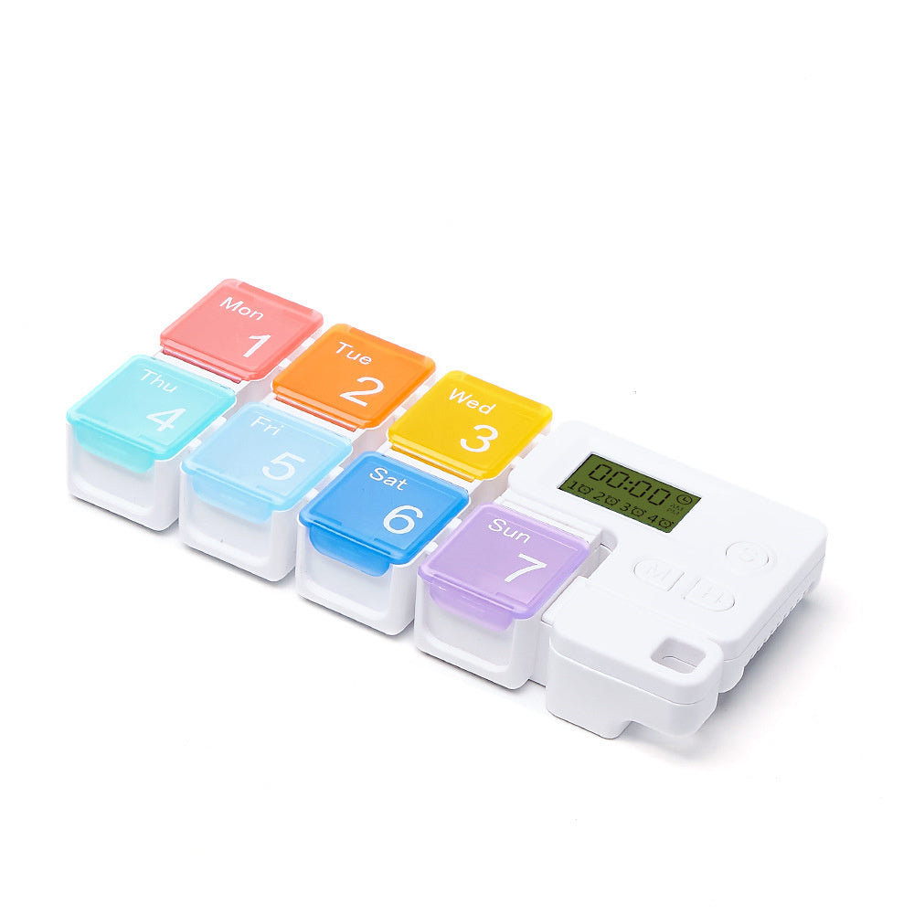 Medicine Pill Storage Box Timer Reminder 1381686405291