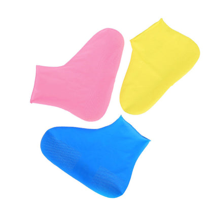 Men and women hiking slip wearable easy to carry silicone rain boots 1382110989586