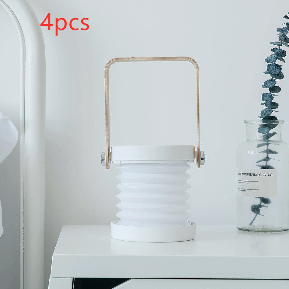 Foldable Touch Dimmable Reading LED Night Light Portable Lantern Lamp USB Rechargeable For Home Decor 1382708281866
