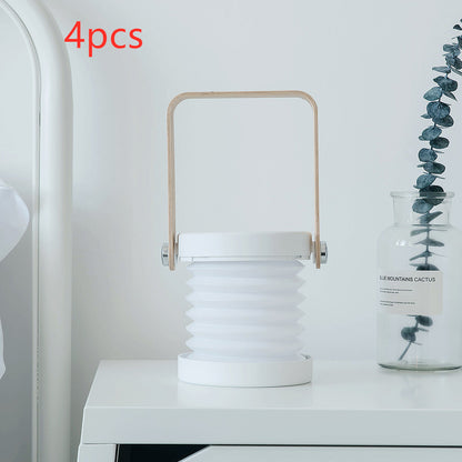 Foldable Touch Dimmable Reading LED Night Light Portable Lantern Lamp USB Rechargeable For Home Decor 1382708281866