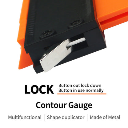 5 10 Inch Contour Gauge Template Plastic Measuring Contour Gauge Duplicator Tiles Edge Shaping Measure Ruler Measuring Tool - 图片 3