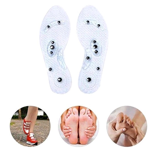 Magnet Magnetic Plus Elastomer Transparent Silicone Massage Insole Health Massage Insole Magnetic Therapy Anti-fatigue 138640